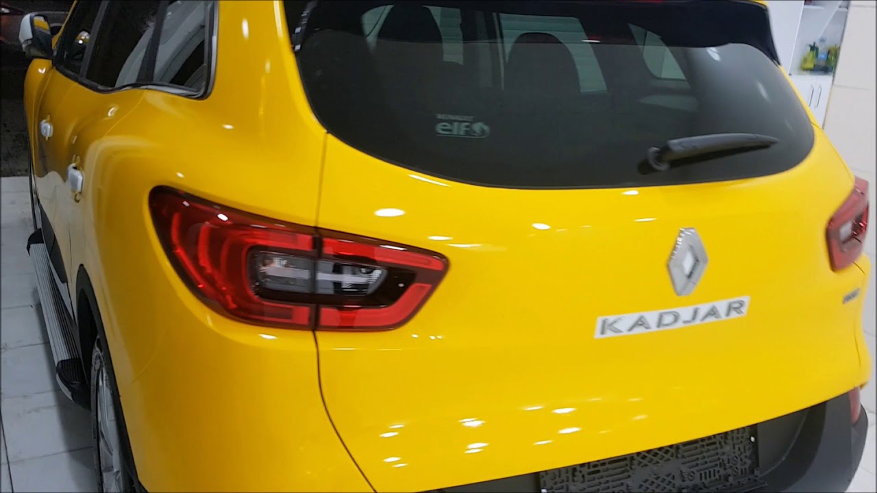 Renault Kadjar Taksi Sarı Araç Kaplama Lumar Cam Filmi Krom Çıta Uygulama Birlik Oto