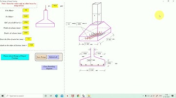 Design of sloped isolates square footing (DEMO in RCC SOLUTIONS VERSION 1.0)