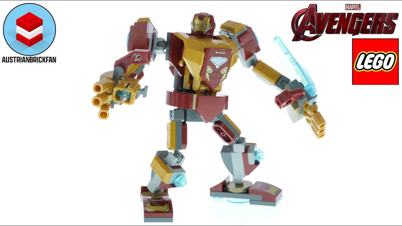 LEGO Marvel 76203 Iron Man Mech Armor - LEGO Speed Build Review