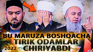 : ENG YANGI MARUZA Odamlar chiriyabdi  SOLIHON DOMLA #2023  Odamlar Eshting oxirgacha