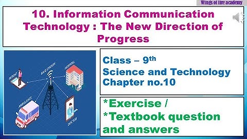 10. Information Communication Technology question and answers | ICT exercise Class 9 Science