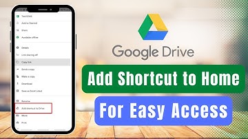 How to Create a Shortcut of Google Drive Folder !