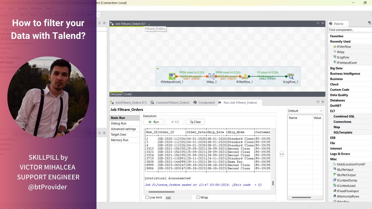 How to filter your Data with Talend ? - YouTube