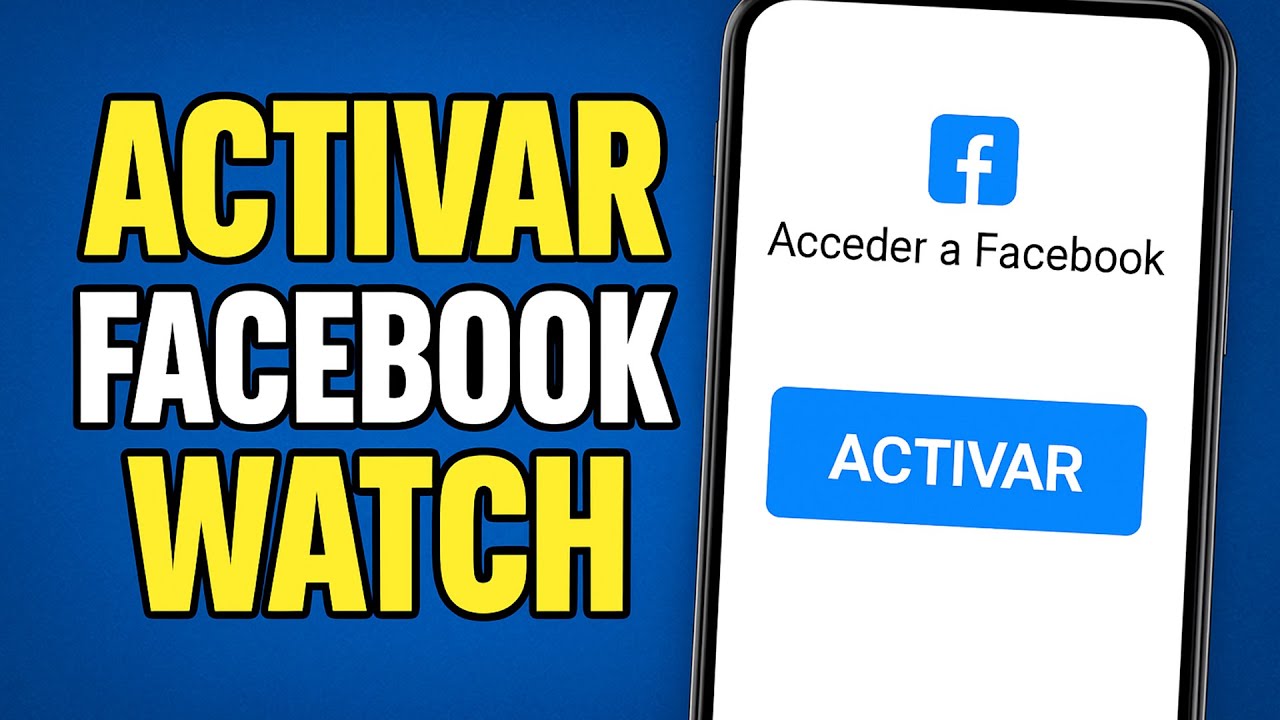 ✅COMO ACTIVAR FACEBOOK WATCH PASO A PASO