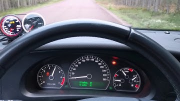 Saab 9-5 launch control test