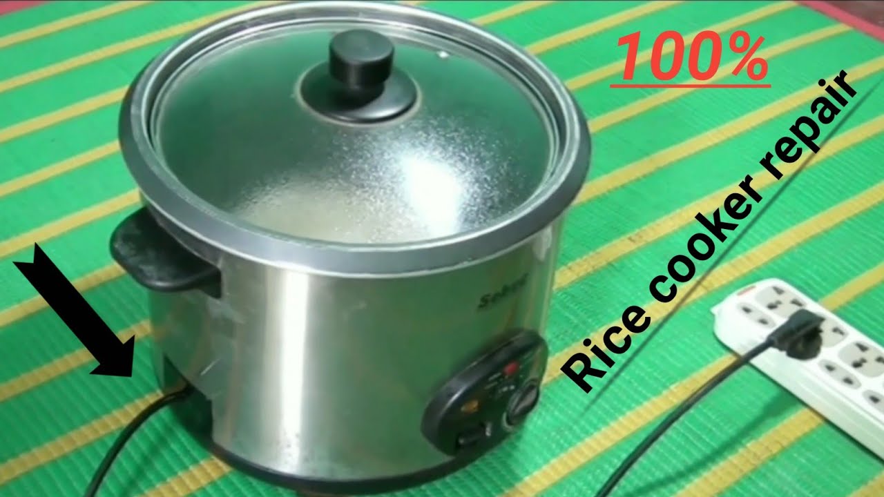 Repair rice cooker power problem // Rice cooker socket repair YouTube