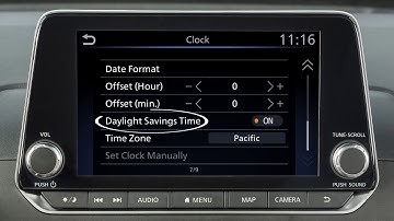 2021 Nissan Altima - Setting the Clock with Navigation (if so equipped)