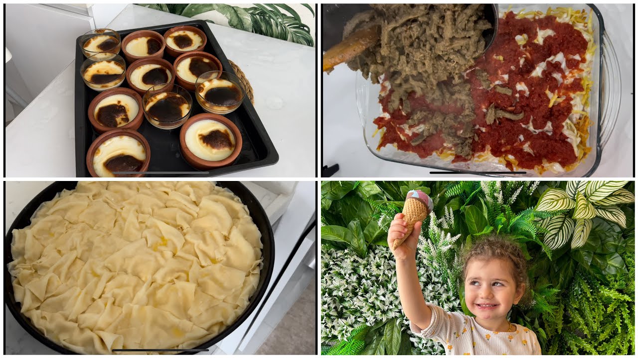 ÖYLE BİR SÜTLAÇ YAPTIM Kİ | İFTARA ÇÖKERTME KEBABI YAPIYORUM | ANNEMDEN SU BÖREĞİ ŞOVU |AİLEME İFTAR