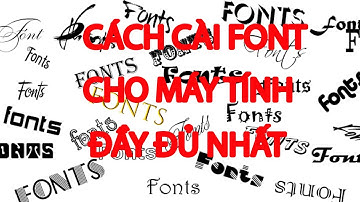 Cách cài font cho win 10 | cách cài font chữ cho máy tính