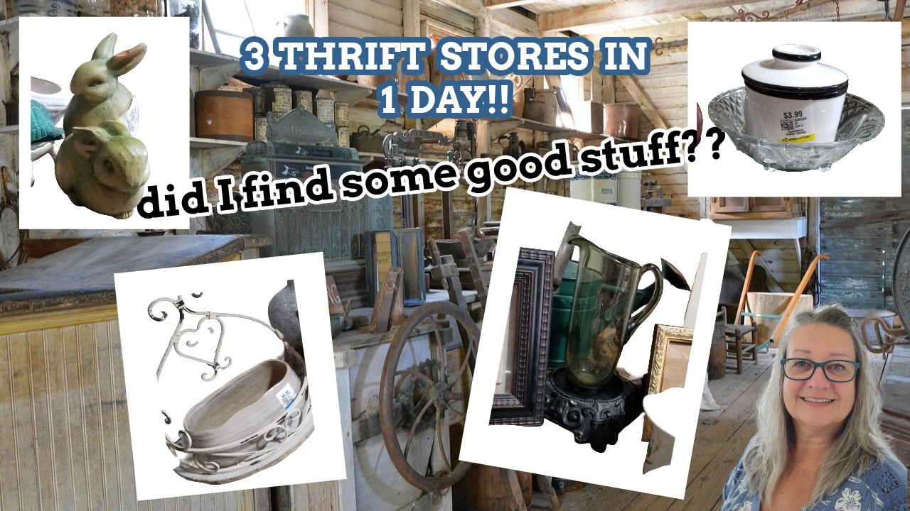 THREE STORES IN ONE DAY!! DID I GET SOME GOOD STUFF?? - YouTube