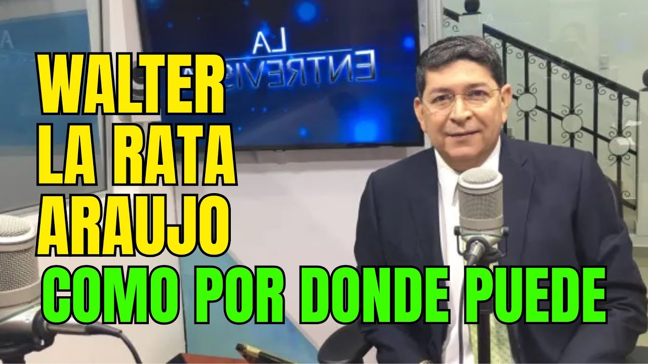 WALTER LA RATA ARAUJO COME POR DONDE PUEDE | César Fuentes - El Salvador
