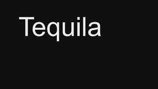 Tequila Backing Track Original tune