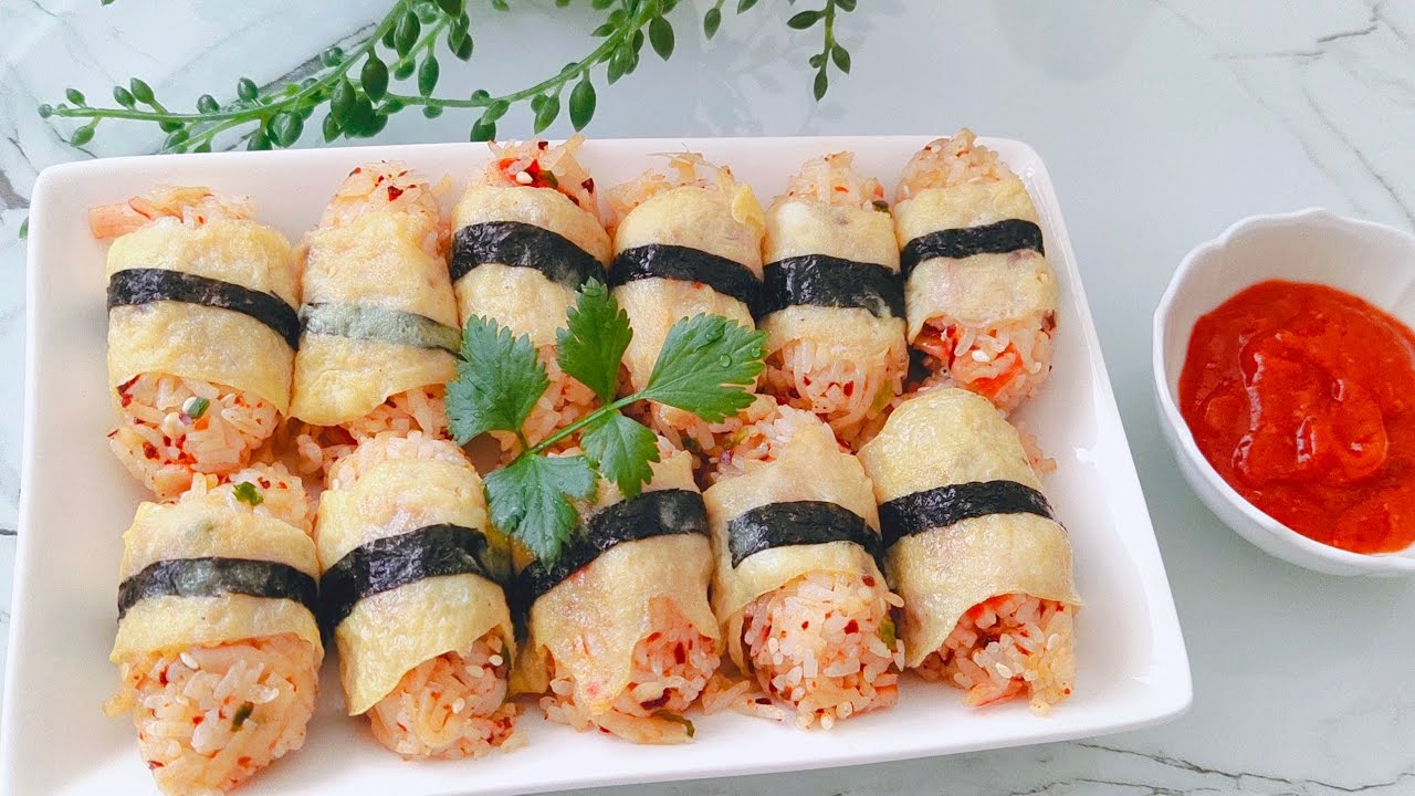 REBUTAN π|| CEMILAN RICE EGG ROLLS ll SO DELICIOUS s βΌοΈππ€€ - YouTube
