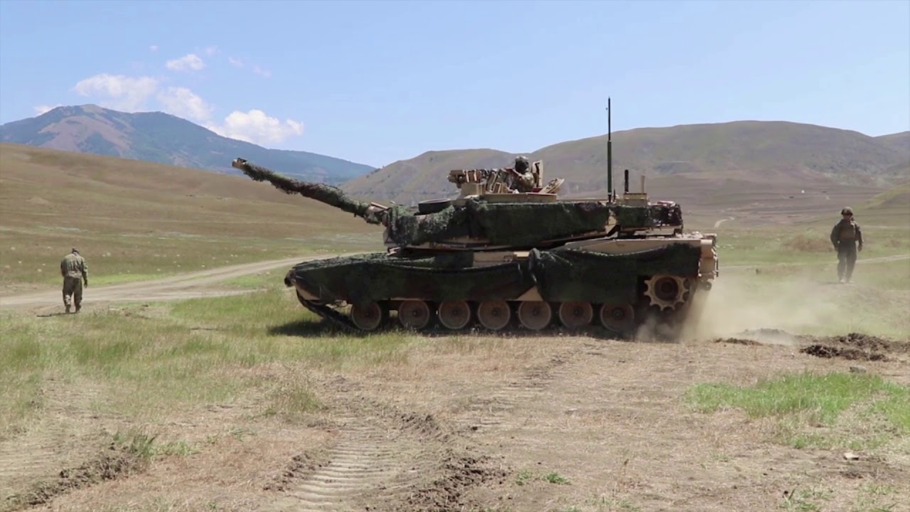 Agile Spirit 2019  - M1A1 Abrams at the firing range