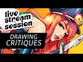 Drawing CRITIQUE + TIPS /// FIXING MY ART