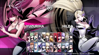 UNDER NIGHT IN BIRTH II Sys Celes - Yuzuriha VS Hilda [1080p]