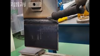 용접기능사 실기(9t 수평 자세)SMAW horizontal position