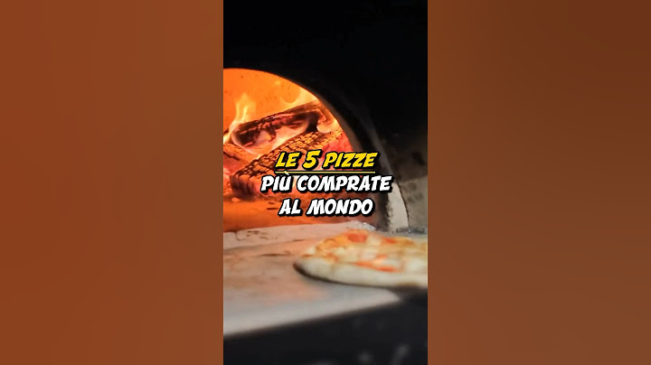 LE 5 PIZZE PIÙ COMPRATE AL MONDO🍕