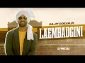 Laembadgini (Lyrical) | Diljit Dosanjh | Veet Baljit | Latest Punjabi Songs 2024 | Speed Records