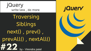 #22 jQuery in Hindi | Traversing | Siblings