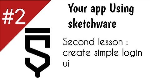 How to create a simple login ui