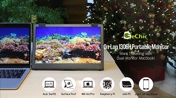 Macbook Air & 13.3-inch 1306H Portable Dual Monitor｜GeChic