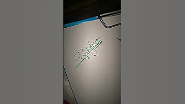 Signature Rakshith #shorts #signature #viral