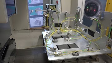 Full error mapping (21DOF) of machine tool with LineCal
