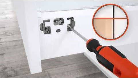 Blum TANDEMBOX antaro Drawer Height Adjustment Instructions