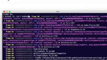 Debugging Node.js with Xcode