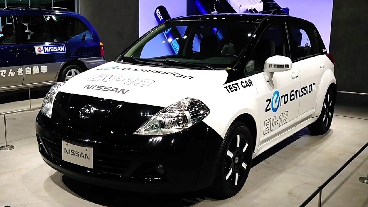 日産 ティーダ 車輌本体 日産ティーダ EV【ティーダC11 型を利用した実験車両 】2008年初代日産