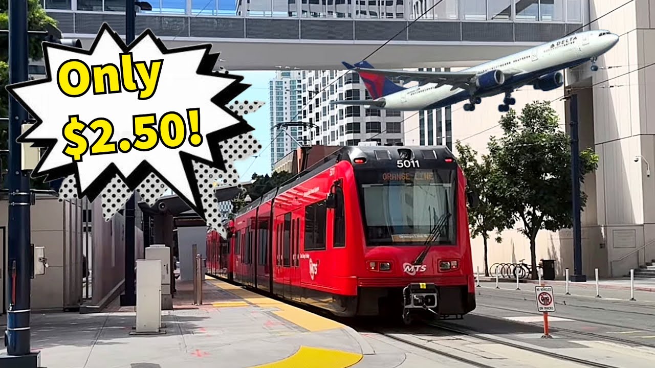 How to Get to San Diego Airport from Downtown: Only $2.50!