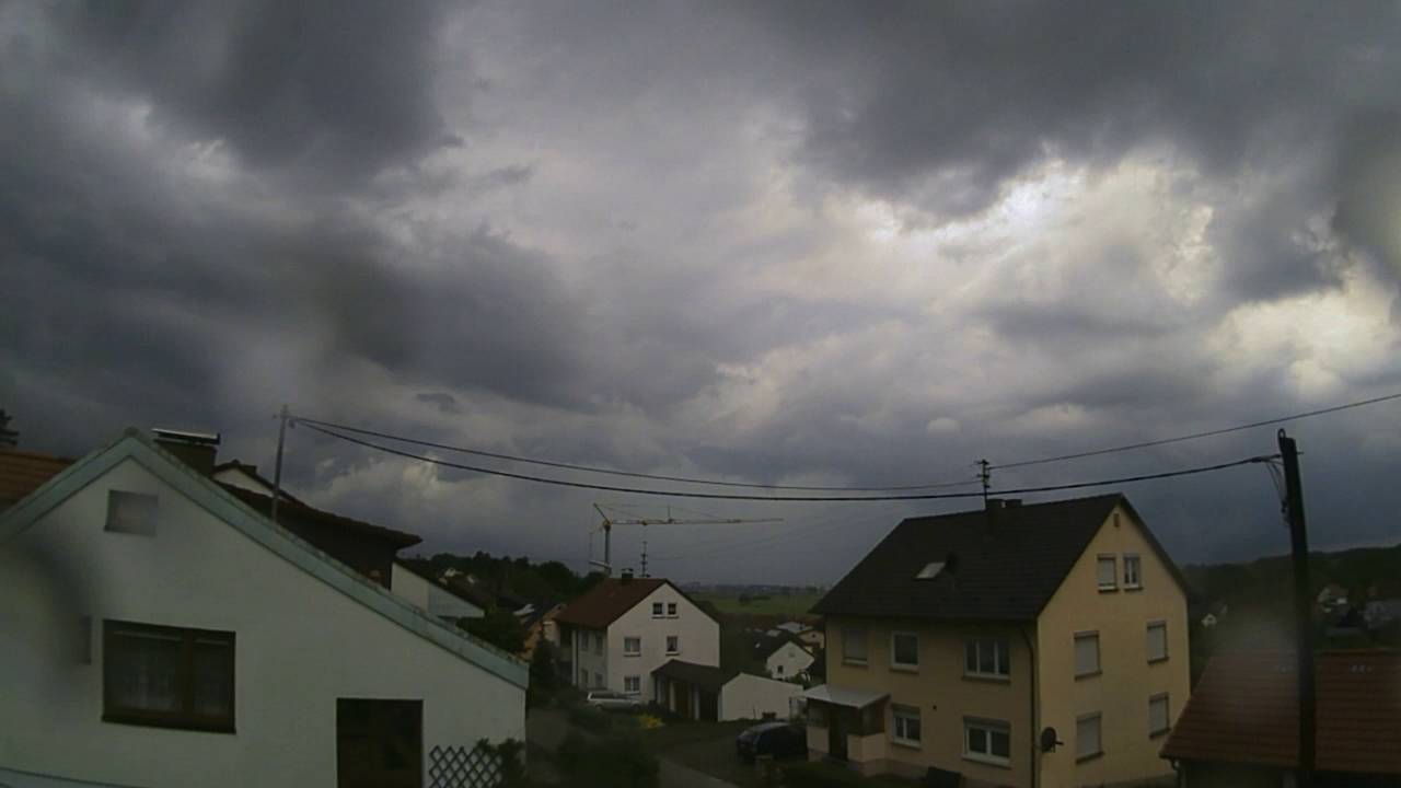 Heftiges Unwetter Bei Braunsbach Sonntag 29 05 16 Zeitraffer Youtube