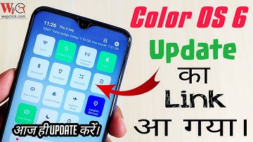 How to install Color OS 6 update with android Pie (9)  in Realme 1 | Manual Update Link | WepClick