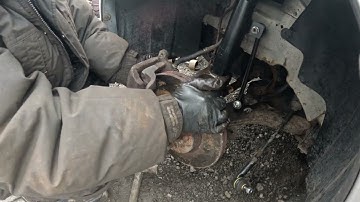 2009 ford focus steering knuckle installed back step by step,