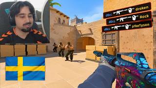 D0cC VS SWEDISH PROS... (3500 ELO)