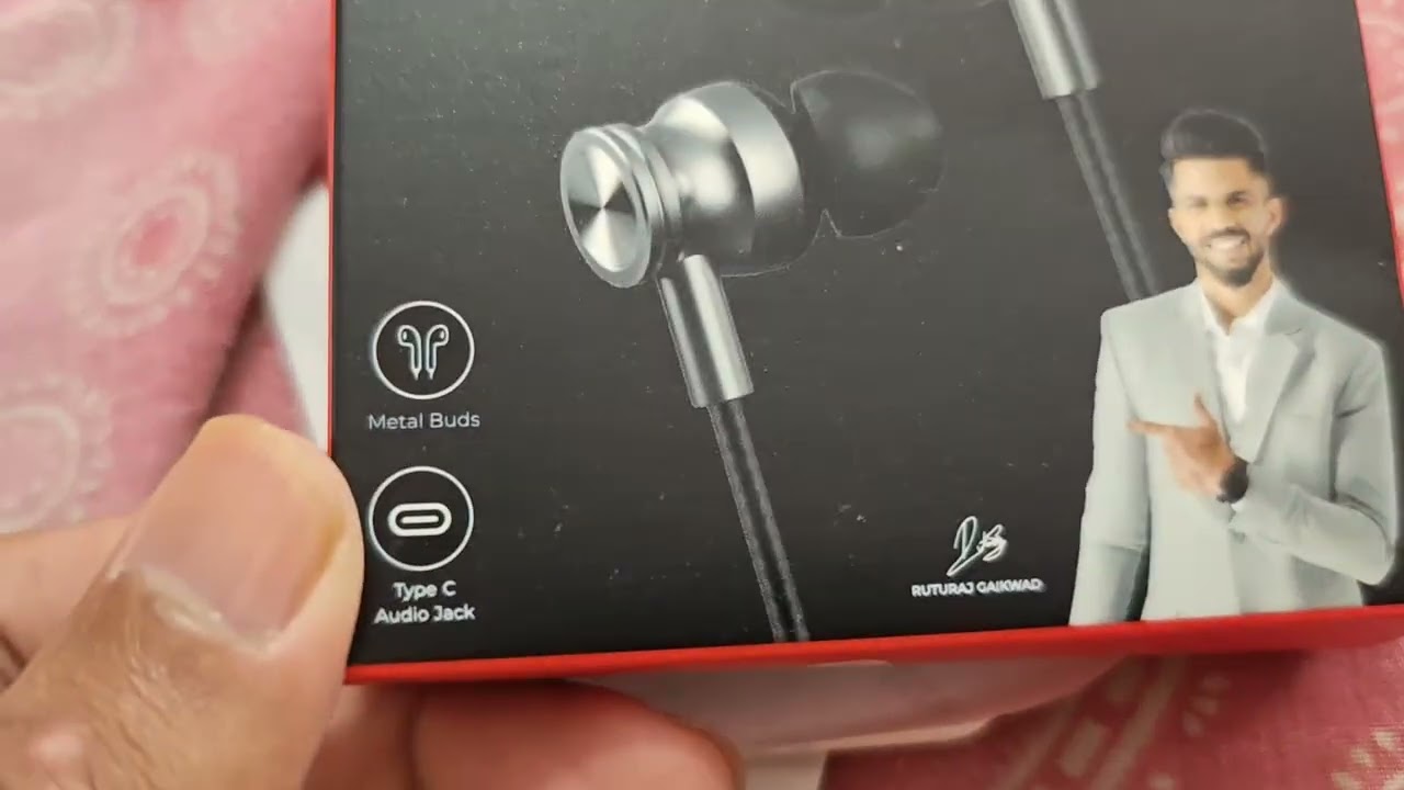 Kratos C Type Earphones Wired with 13mm Bass Drivers Unboxing and Review 