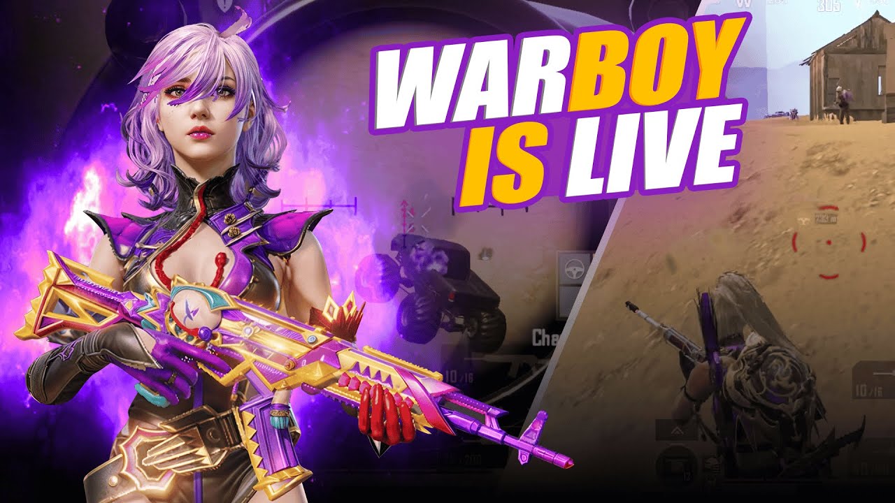 SCRIMS LIVE WITH TEAM | BGMI | Warboy 