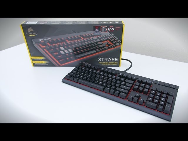 Corsair Strafe Cherry MX Red Mechanical Gaming Keyboard Clavier