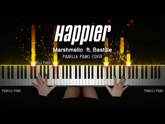 Marshmello ft. Bastille - Happier | Piano Cover by Pianella Piano class=
