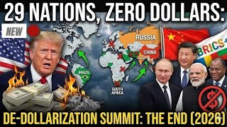 29 Countries, Not One Dollar: The Shocking Truth Behind the 2026 De-Dollarization Summit