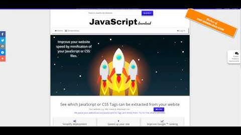 How to minify your website files (JavaScript/CSS) with one click!