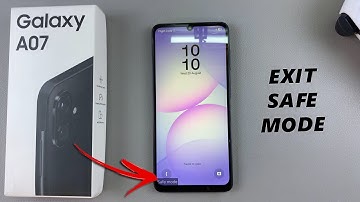 Samsung Galaxy A07: How To Exit Safe Mode
