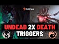  legendary 2x death triggers without dying  mtg arena standard  xaero