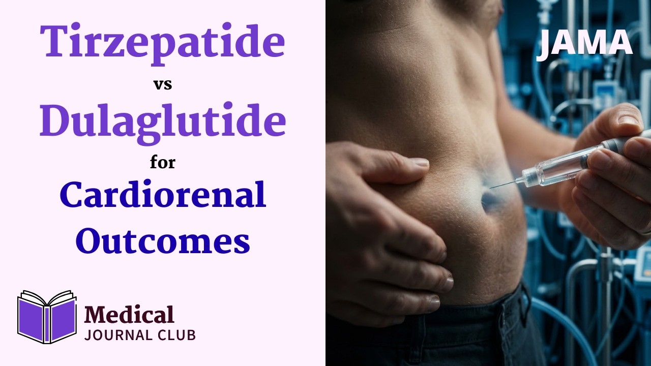 Tirzepatide vs Dulaglutide for Cardiorenal Outcomes (SURPASS-CVOT) | JAMA |  Med Journal Club