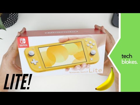 Nintendo Switch Lite Yellow Unboxing & Hands on! | Tech Blokes