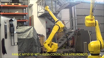 FANUC ROBOT M710IC WITH R30IA CONTROLLER AT EUROBOTS