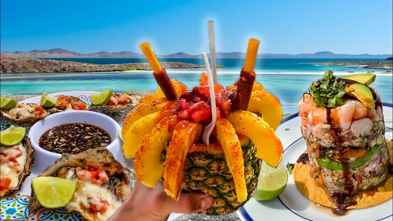 Cooking A Seafood Feast On The Beach In Mexico YouTube