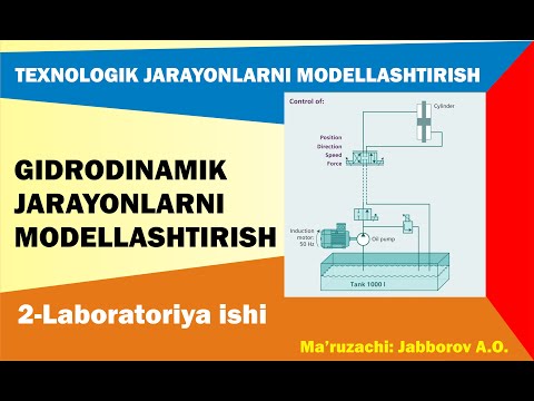 GIDRODINAMIK JARAYONLARNI MODELLASHTIRISH