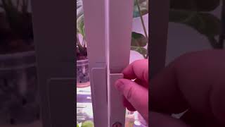 IKEA Milsbo tall plant cabinet how to install 3M weather striping.